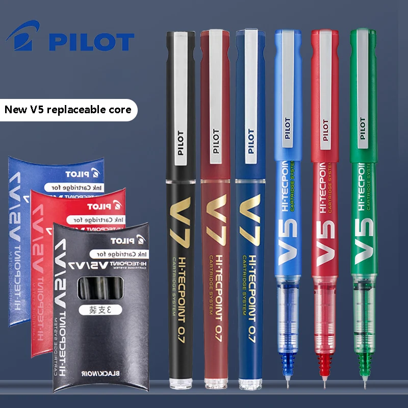 Pilot Pen V5 - Pilot-Stylos rollerball illables au quotidien, fournitures