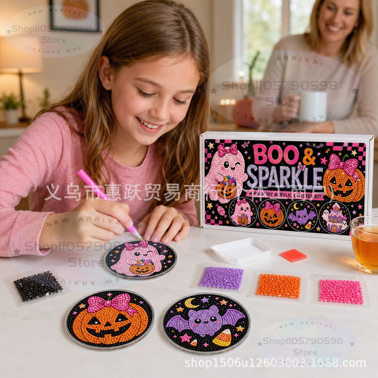 Kit de dessous de verre en dia - Art Craft Kit avis et prix