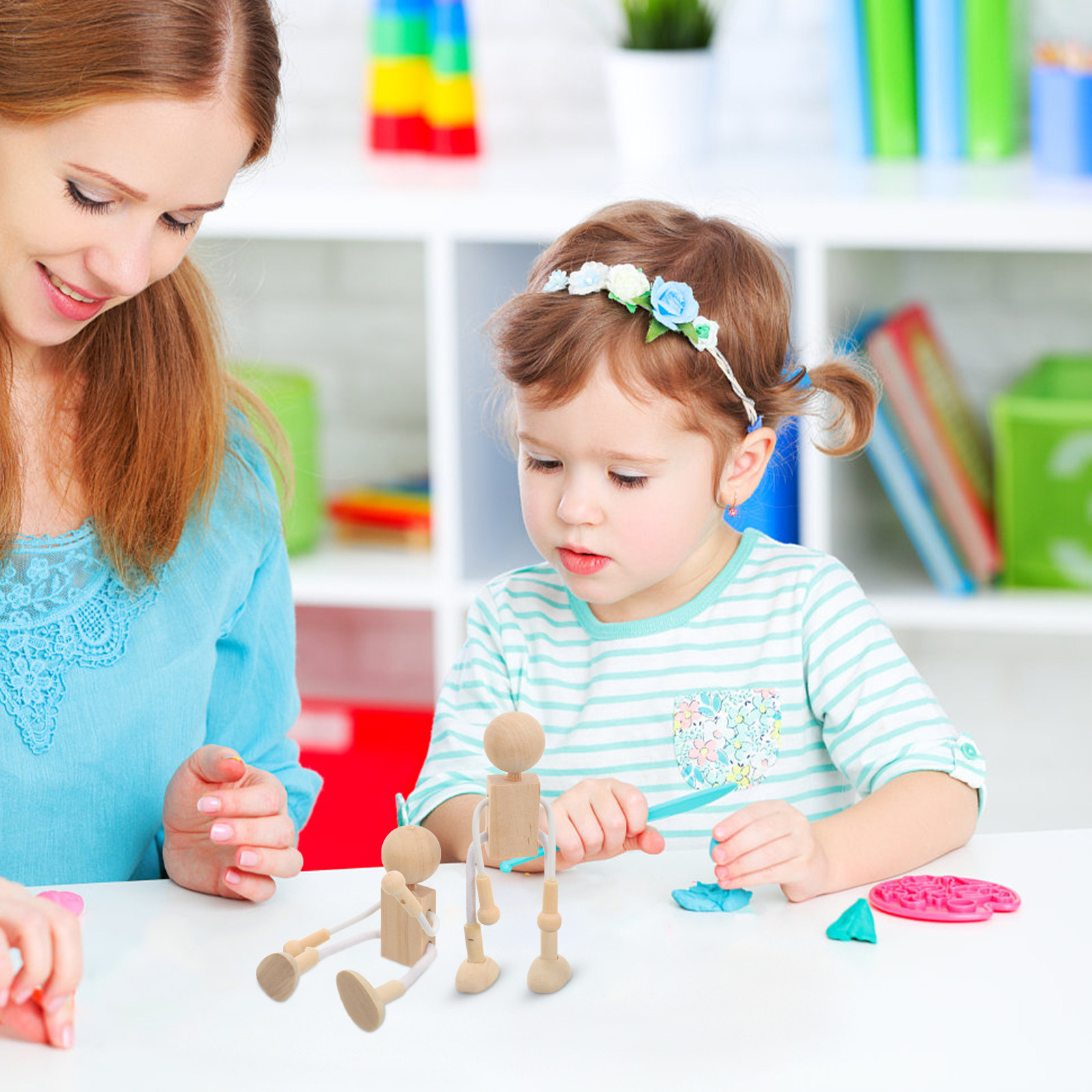 Kit de 4 figurines en bois, fa - Art Craft Kit avis et prix