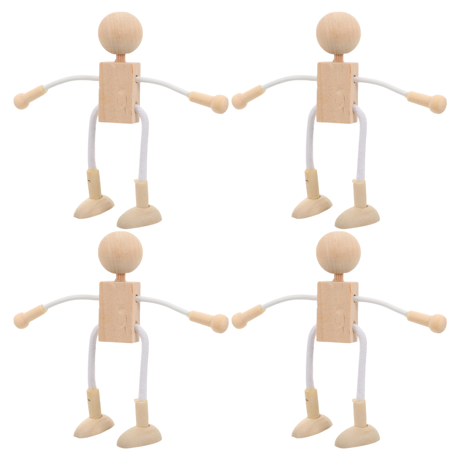Kit de 4 figurines en bois, fa - Art Craft Kit avis et prix