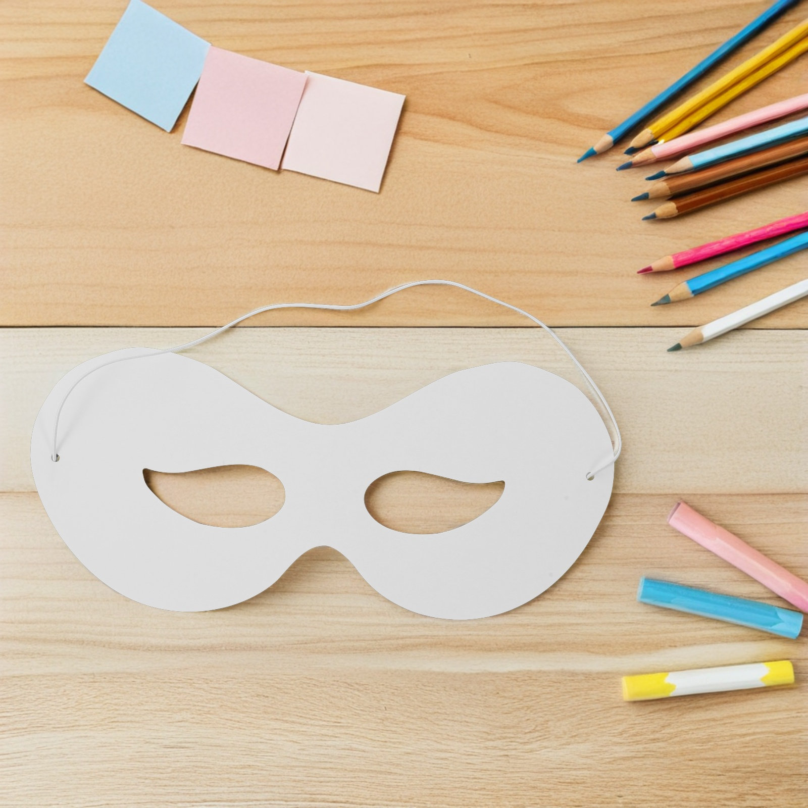 40 masques en papier blanc vie - Art Craft With Paper avis et prix