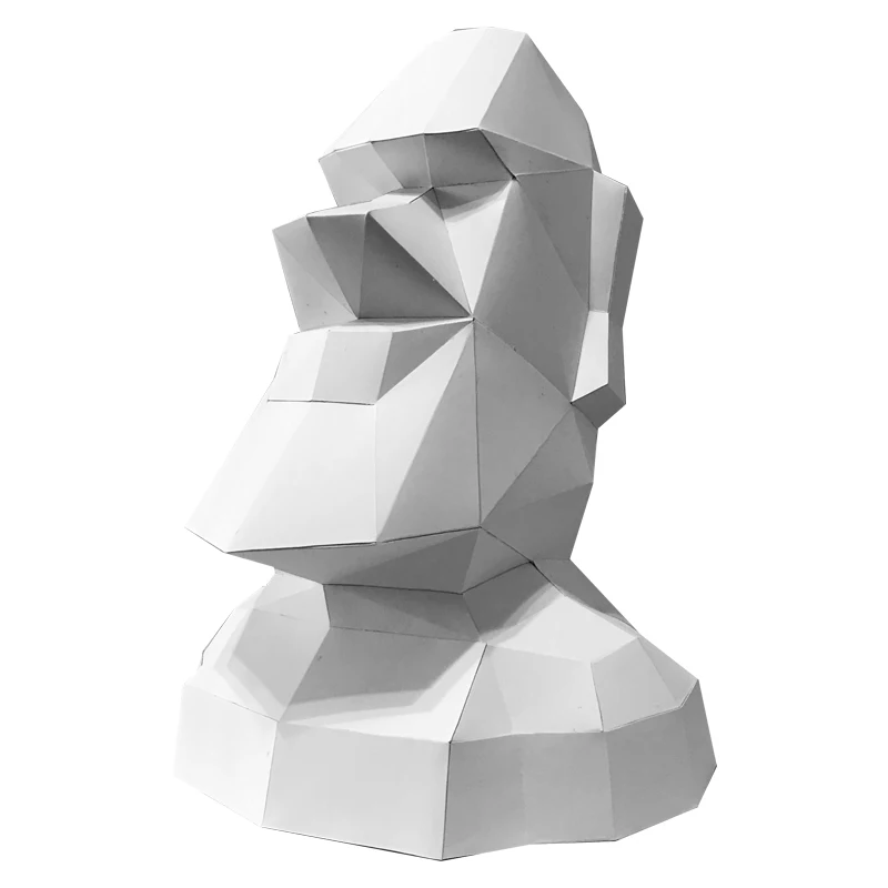 Décoration Moai de l'île de Pâ - Art Craft Cardboard avis et prix