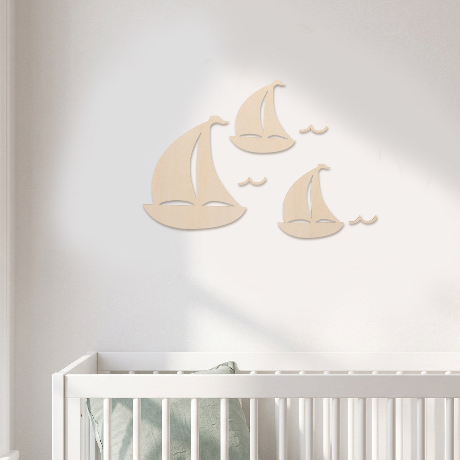 6 pièces de découpages en bois - Art And Craft For Nursery avis et prix
