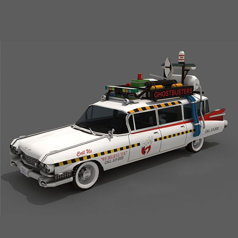 Ghostbusters voiture Ecto-1A 1 - Art Craft Cardboard avis et prix