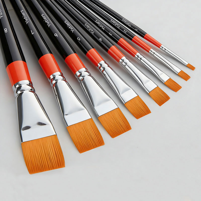 Pinceaux plats pour artistes,  - Gouache Paint Set avis et prix